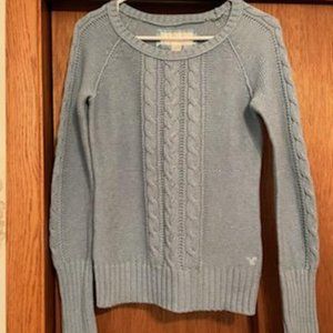 American Eagle blue gray pullover sweater